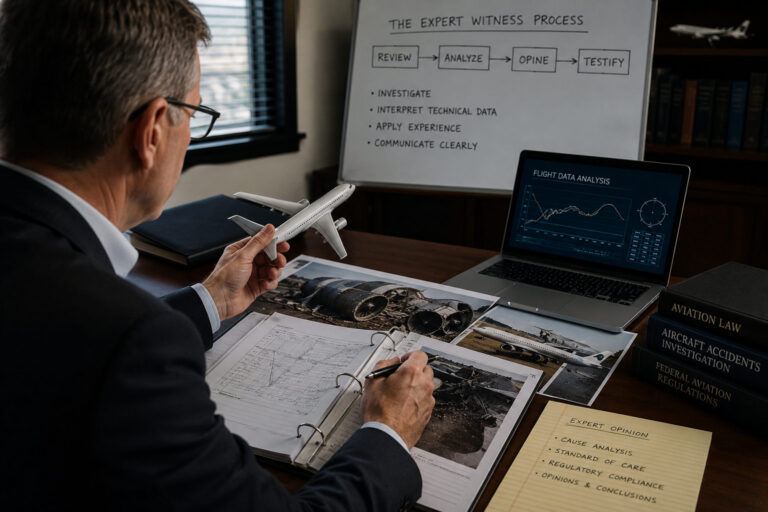 What an Aviation Expert Witness Actually Does for Your Case